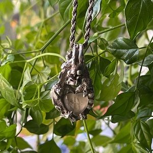 Ebonny Munro Fossil Locket Necklace